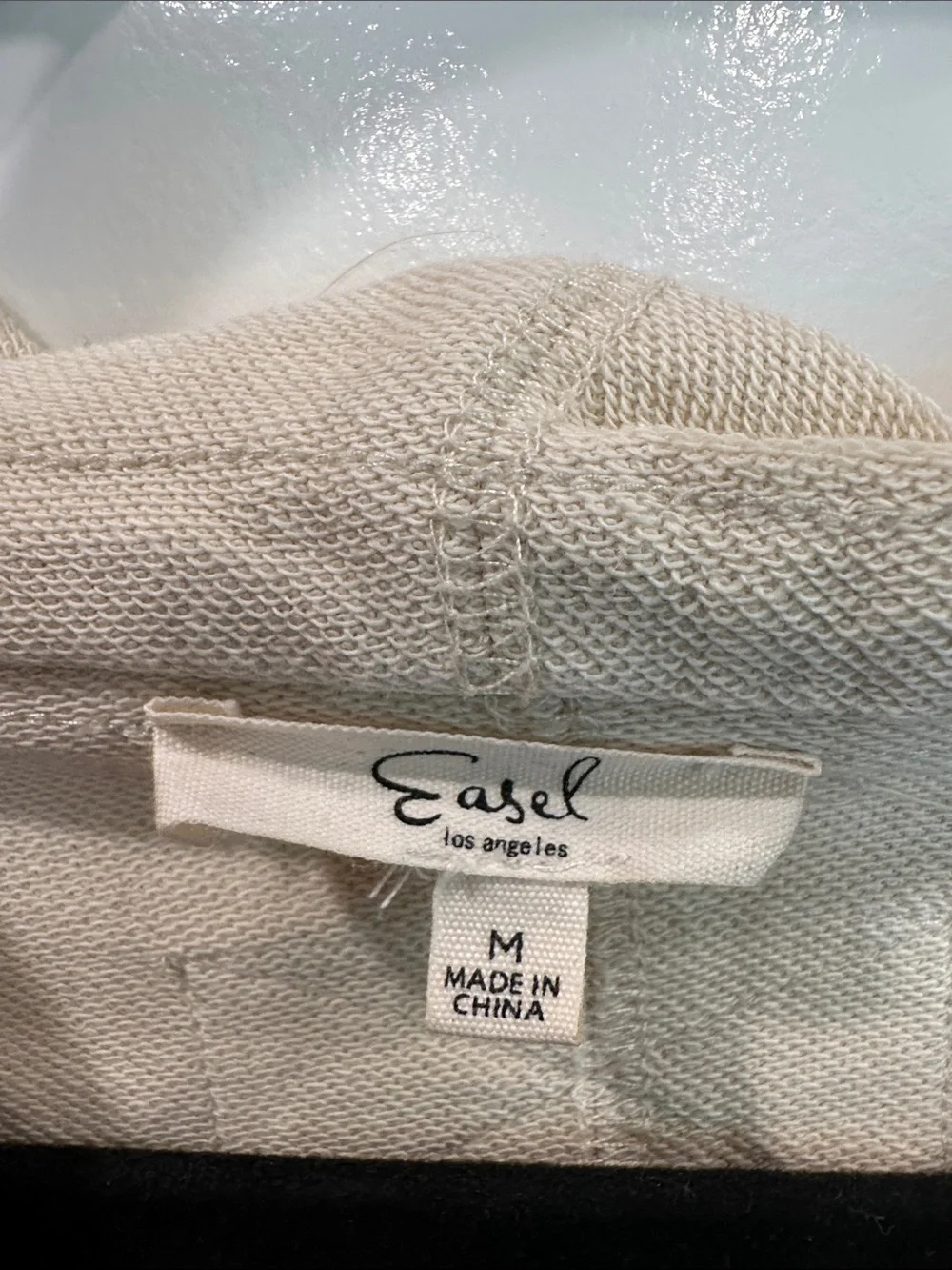 Easel Cream Patchwork Hoodie - Picture 2 of 4